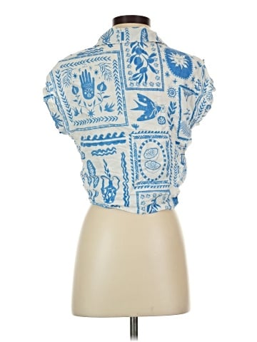 Calypso St. Barth Short Sleeve Blouse (view 2)