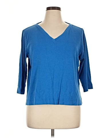 Chico's 3/4 Sleeve T-Shirt (view 1)