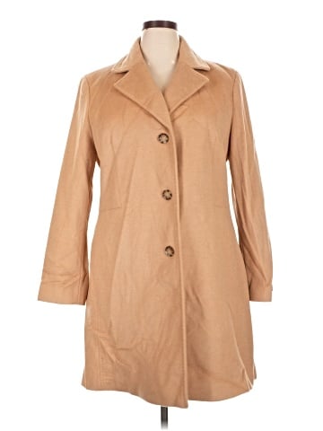 Donna Karan New York Wool Coat (view 1)
