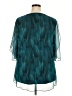 SeSe Code Teal 3/4 Sleeve Blouse Size 3X - photo 2