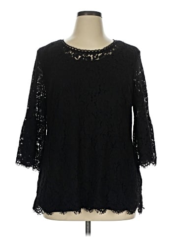 Isaac Mizrahi LIVE! 3/4 Sleeve Blouse (view 1)