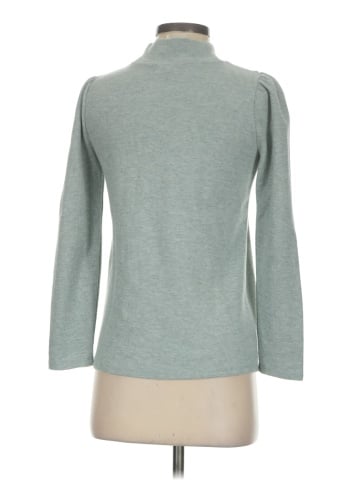 Madewell (Re)sourced Plush Mockneck Puff-Sleeve Top (view 2)