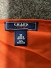 Chaps 100% Polyester Orange Sleeveless Blouse Size 1X - photo 7
