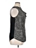 Halogen 100% Polyester Gray Sleeveless Blouse Size XL - photo 4
