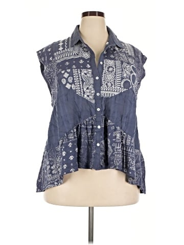 Sundance Sleeveless Button-Down Shirt (view 1)
