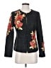 Boston Proper Floral Black Blazer Size 00 - photo 1