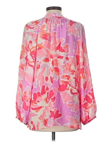 Lilly Pulitzer 3/4 Sleeve Silk Top (view 2)