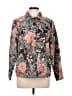 First Option Floral Gray Jacket Size L (estimated) - photo 1