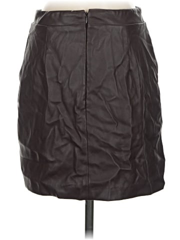 Ann Taylor LOFT Faux Leather Skirt (view 2)