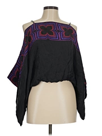 Alice & Trixie 3/4 Sleeve Silk Top (view 1)