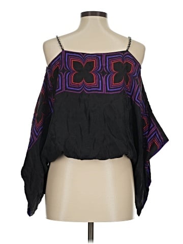 Alice & Trixie 3/4 Sleeve Silk Top (view 2)