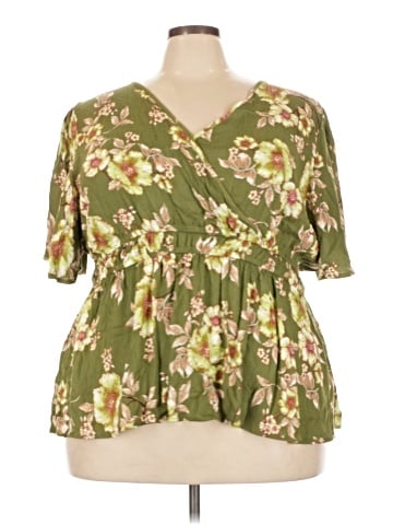 Maurices Short Sleeve Blouse (view 1)