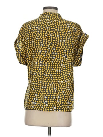 CAbi Short Sleeve Silk Top (view 2)
