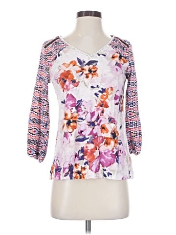 Akemi + Kin 3/4 Sleeve Blouse (view 1)