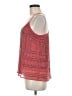 Dex 100% Polyester Red Sleeveless Blouse Size M - photo 5