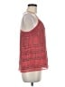 Dex 100% Polyester Red Sleeveless Blouse Size M - photo 4