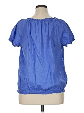St. John's Bay Short Sleeve Blouse (view 2)