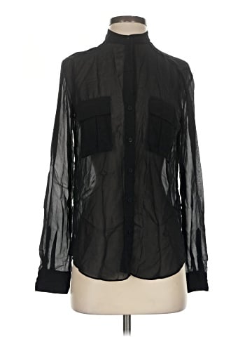 BCBGMAXAZRIA Long Sleeve Blouse (view 1)