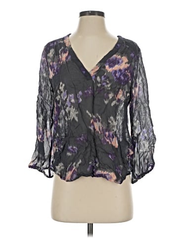 Joie 3/4 Sleeve Silk Top (view 1)