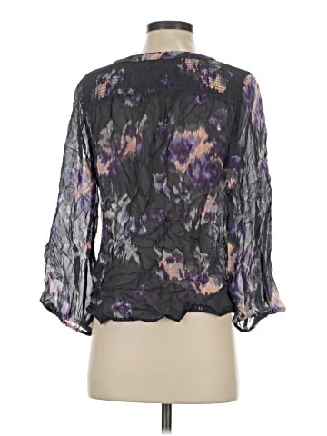 Joie 3/4 Sleeve Silk Top (view 2)