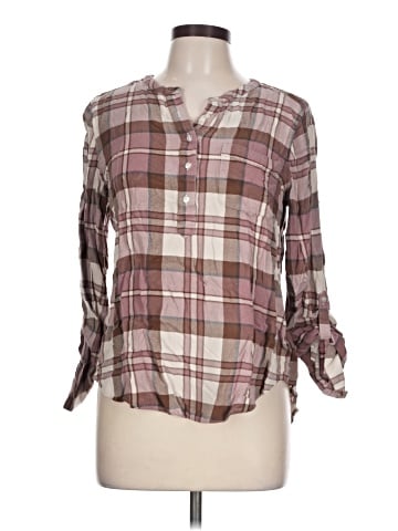 Lucky Brand 3/4 Sleeve Button-Down Shirt (view 1)