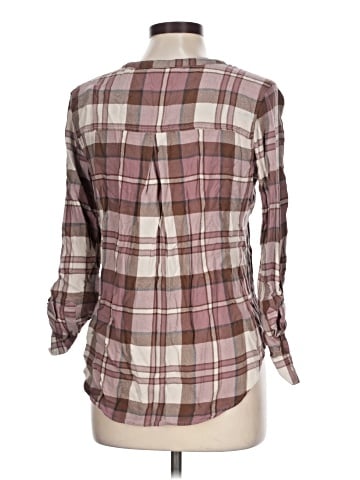 Lucky Brand 3/4 Sleeve Button-Down Shirt (view 2)