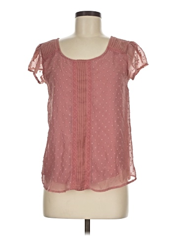 LC Lauren Conrad Short Sleeve Blouse (view 1)