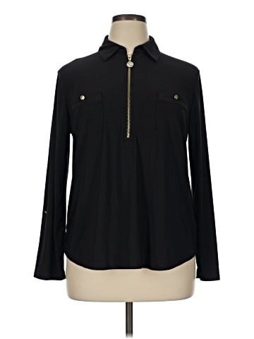Anne Klein Long Sleeve Blouse (view 1)