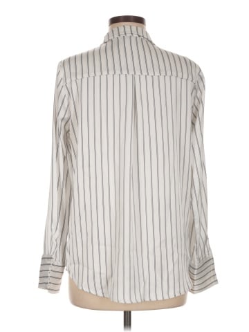 Aqua Long Sleeve Blouse (view 2)
