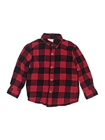 Jumping Beans Long Sleeve Button-Down Shirt (view 1)