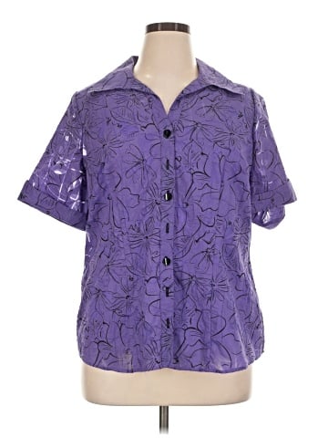 DressBarn Short Sleeve Blouse (view 1)
