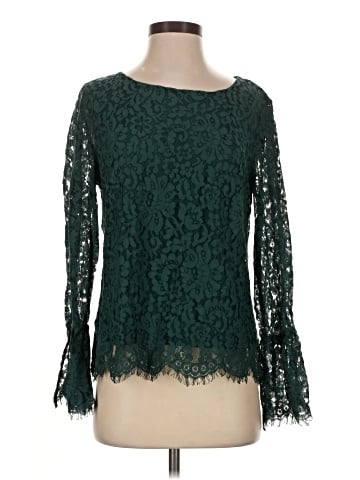 Rose + Olive Long Sleeve Blouse (view 1)