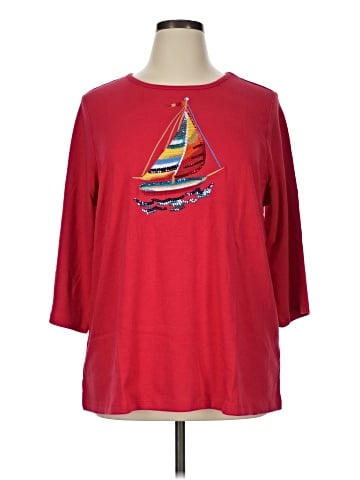 Quacker Factory 3/4 Sleeve T-Shirt (view 1)
