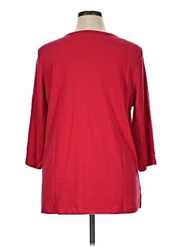 Quacker Factory 3/4 Sleeve T-Shirt (view 2)