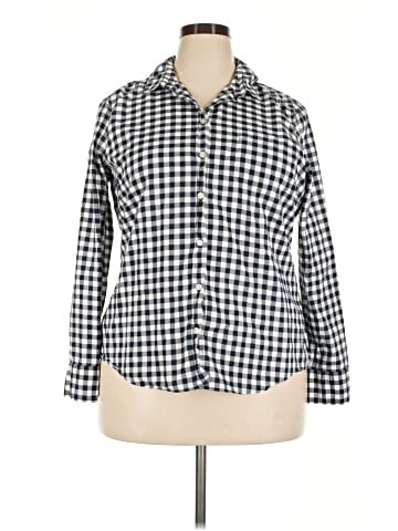 J.Crew Factory Store Long Sleeve Button-Down Shirt (view 1)