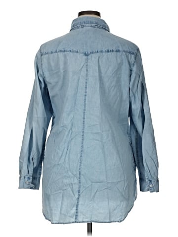 Ashley Stewart Long Sleeve Button-Down Shirt (view 2)