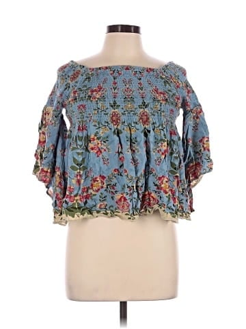 Angie 3/4 Sleeve Blouse (view 1)