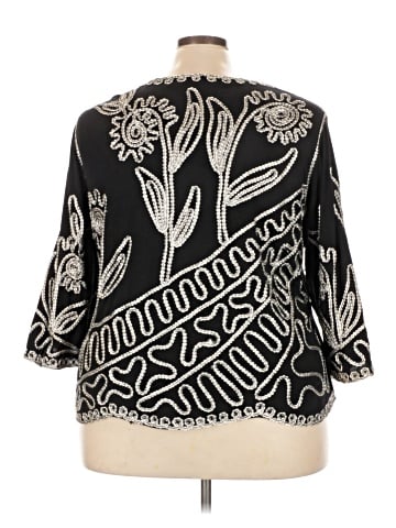 Saint Tropez West 3/4 Sleeve Blouse (view 2)