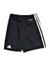 Adidas 100% Polyester Stripes Black Athletic Shorts Size 9 - 10 - photo 2