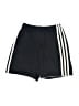 Adidas 100% Polyester Stripes Black Athletic Shorts Size 9 - 10 - photo 1