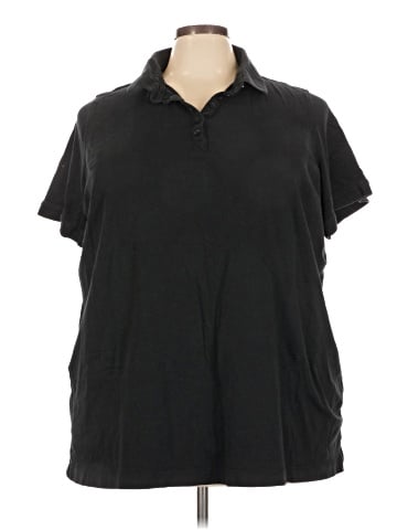Woman Within Short Sleeve Polo (view 1)