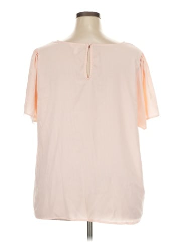 LC Lauren Conrad Short Sleeve Blouse (view 2)