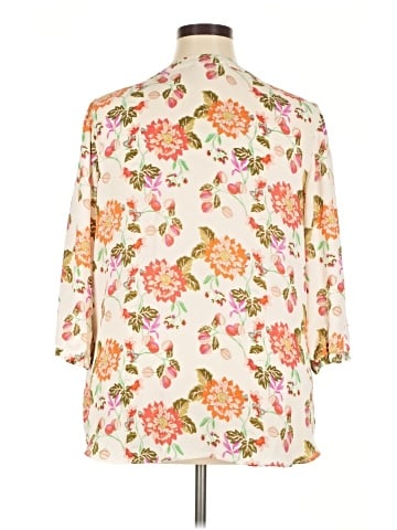 Rose + Olive 3/4 Sleeve Blouse (view 2)
