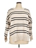Sanctuary 100% Polyester Stripes Ivory Pullover Sweater Size XL - photo 1
