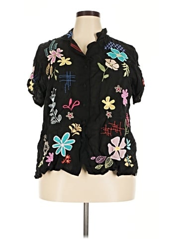 Johnny Was Short Sleeve Blouse (view 1)
