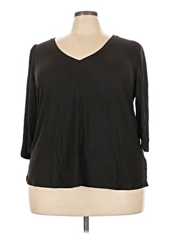 Bobeau 3/4 Sleeve Top (view 1)