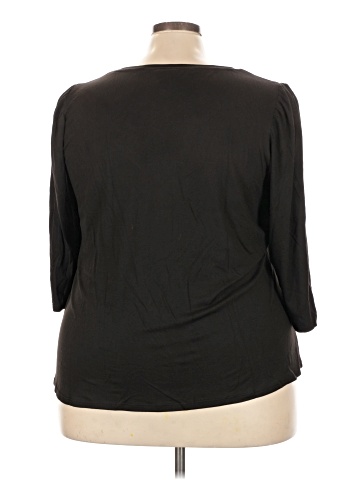 Bobeau 3/4 Sleeve Top (view 2)