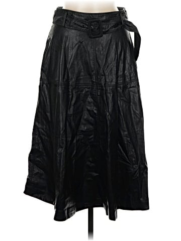 Ann Taylor Faux Leather Skirt (view 1)