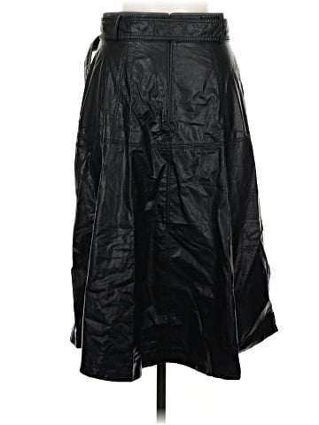 Ann Taylor Faux Leather Skirt (view 2)