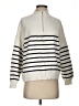 MNG Stripes Ivory Pullover Sweater Size S - photo 1